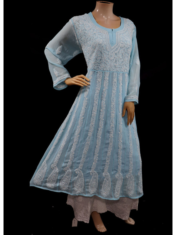 Lakhnavi sales anarkali kurti